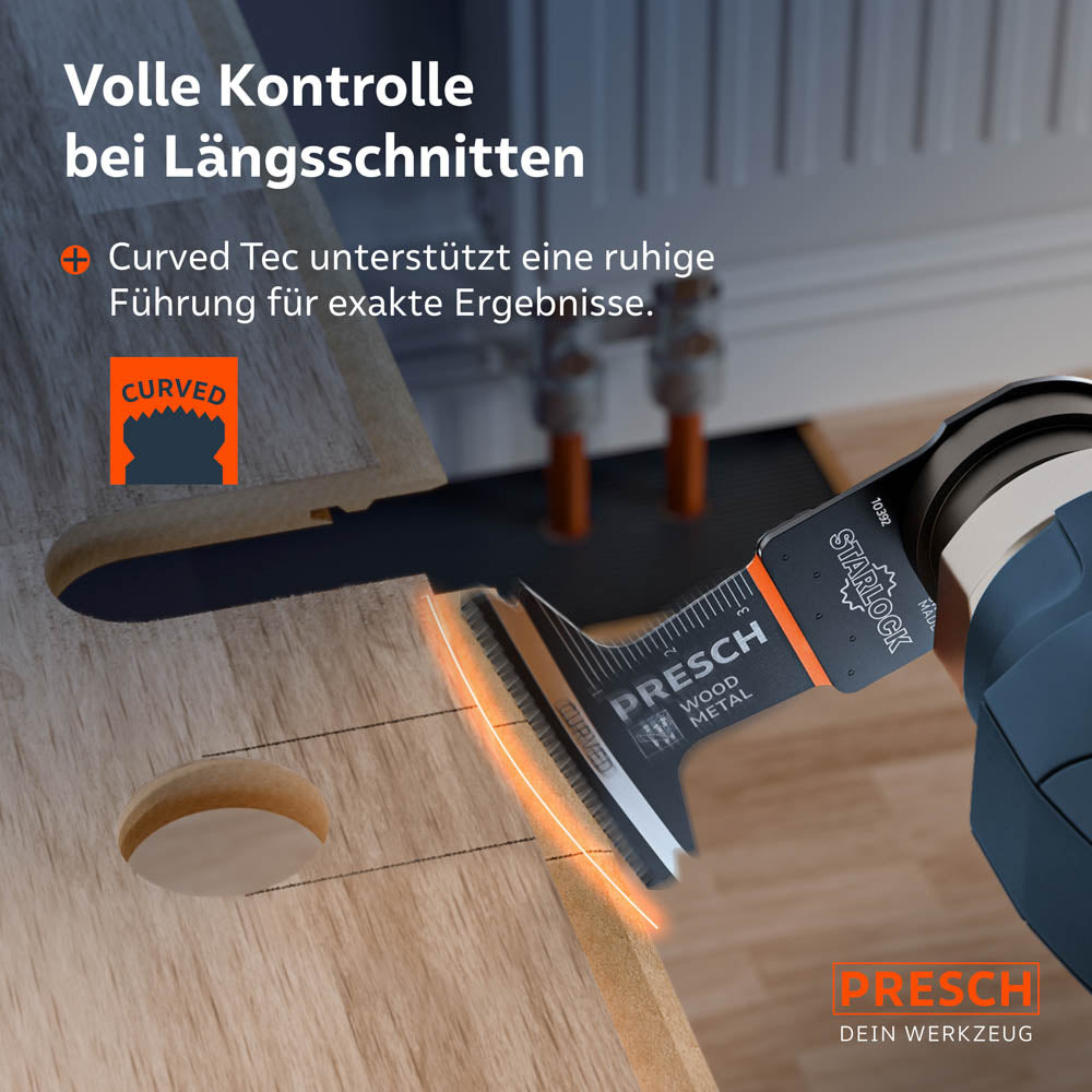 Multitool invalzaagblad hout & metaal 40x65mm