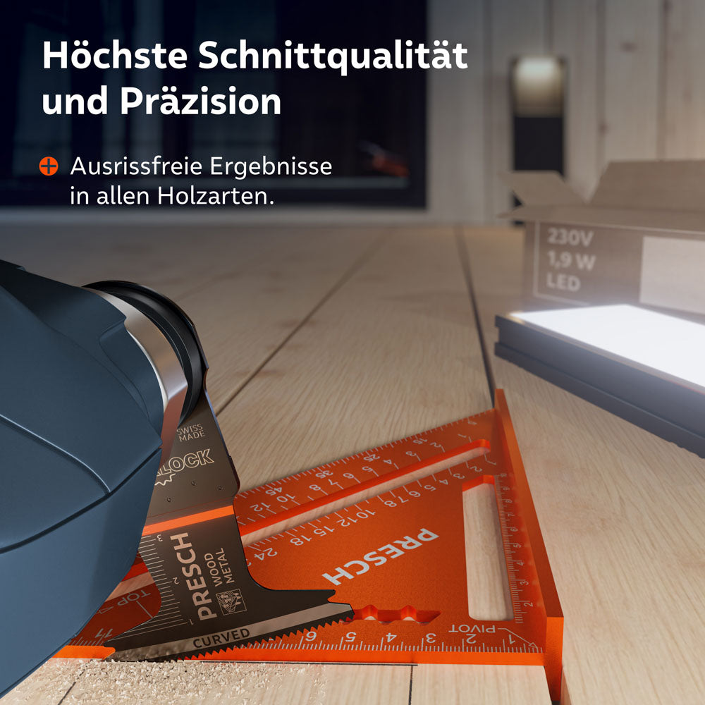 Multitool invalzaagblad hout & metaal 40x65mm