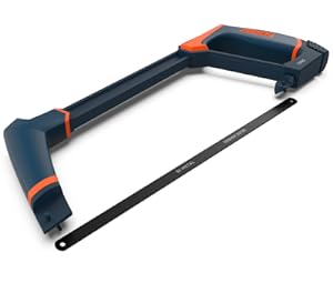 PRESCH Bügelsäge 300mm für Metall und Holz mit robustem Griff und austauschbarem Sägeblatt.