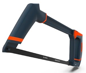 PRESCH Bügelsäge 300mm mit robustem Rahmen und ergonomischem Griff, ideal für präzises Sägen und Metallbearbeitung.