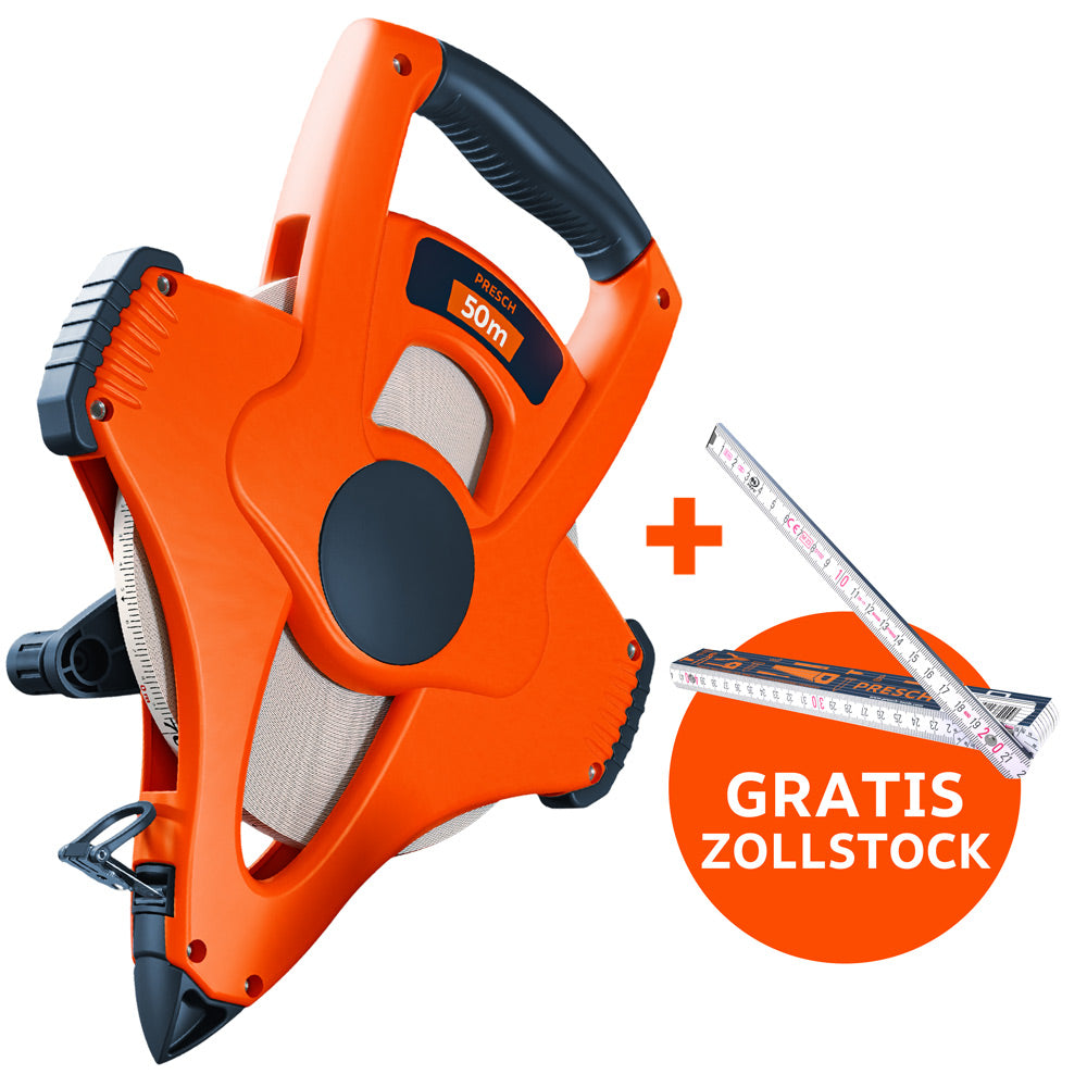 Rollbandmaß + Gratis Zollstock
