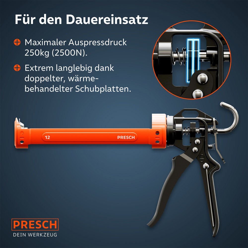 Pistolet à cartouche 12:1 avec arrêt automatique