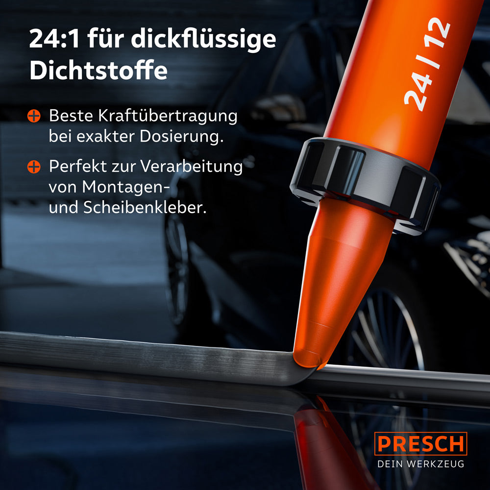 Beutelpresse 600ml umschaltbar 24:1 & 12:1