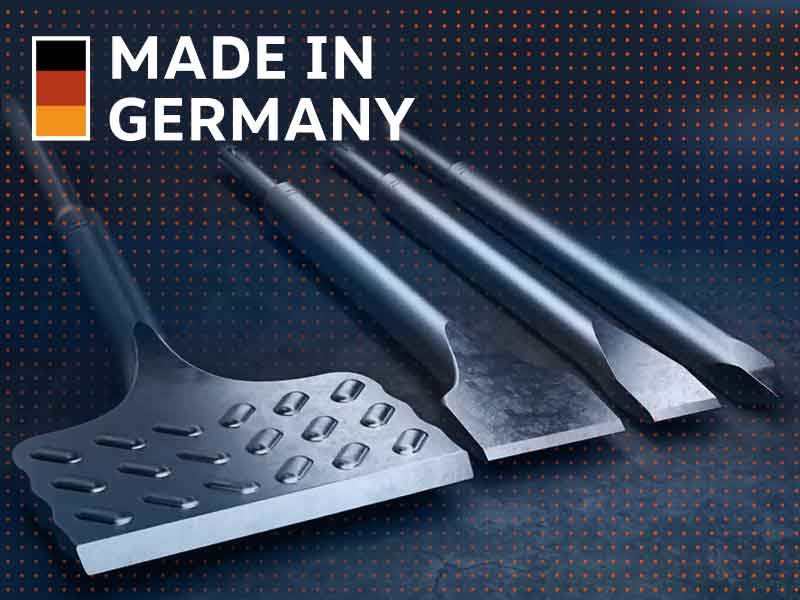 PRESCH SDS-Plus Meißel aus Deutschland mit verschiedenen Spitzen für präzise Stemmarbeiten und Abbrucharbeiten