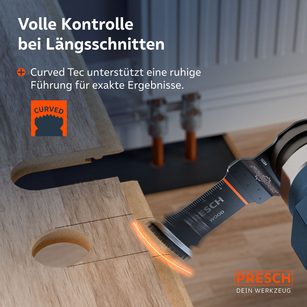 Multitool invalzaagblad hout 50x32mm