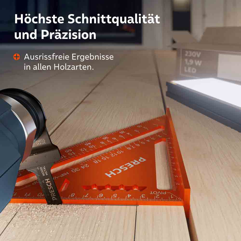 Multitool invalzaagbladenset hout & metaal 25x10mm 5 st.