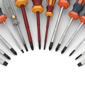 PRESCH Schraubendreher Set 14-teilig mit Schraubenziehern und Schraubwerkzeugen in verschiedenen Größen