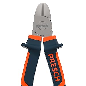 PRESCH Seitenschneider 3.2 mit isolierten Griffen zum Durchtrennen von Drähten und Kabeln