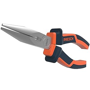 PRESCH Spitzzange mit ergonomischem Griff für präzises Arbeiten, inklusive Storchschnabelzange und Greifzange.