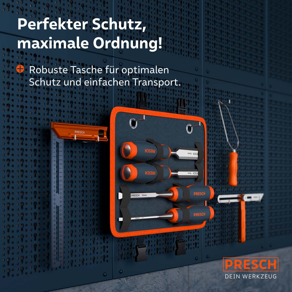 Steekbeitelset 4 stuks