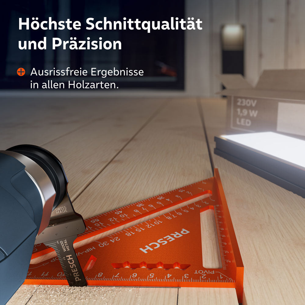 Multitool Tauchsägeblatt Holz & Metall 25x10mm