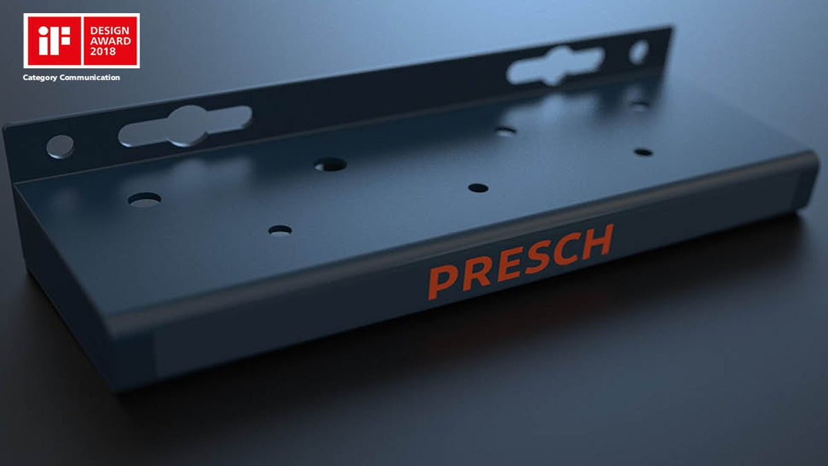 Wandhalterung für Schraubendreher von PRESCH mit preisgekröntem Design, Werkzeughalterung und Werkzeugorganizer.