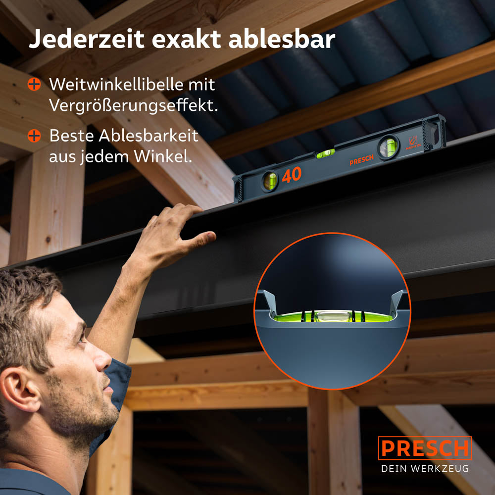 Wasserwaage 40cm magnetisch