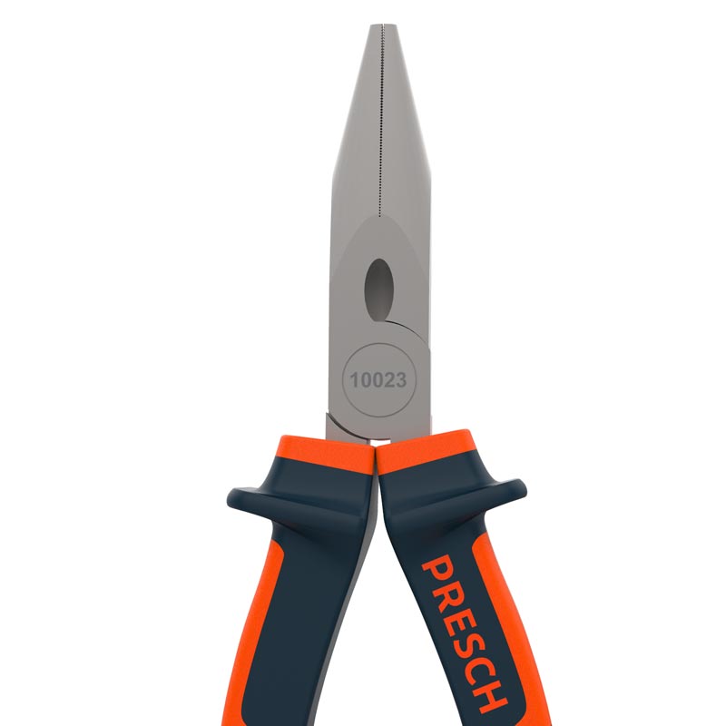 PRESCH Spitzzange 160mm, präzisionsgefertigte Greifzange und Zangenwerkzeug