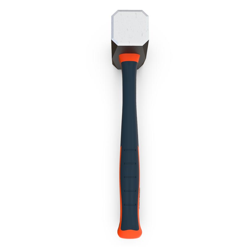 Maillet en fibre de verre PRESCH 1500g avec poignée ergonomique, outil de frappe haute performance
