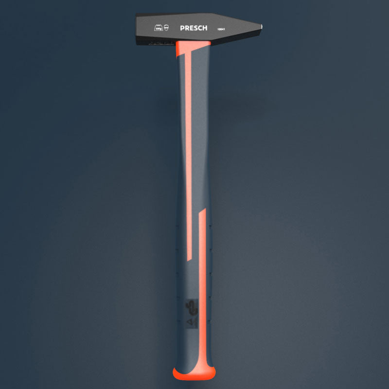 Presch Hammer mit ergonomischem Griff und robustem Kopf für präzises Hämmern und Schlagarbeiten.