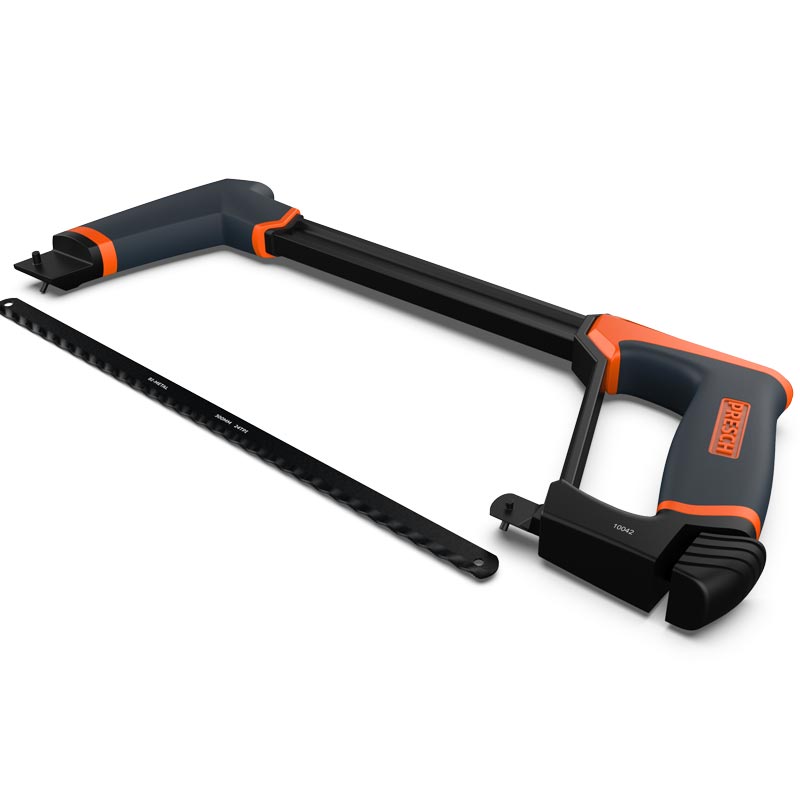 PRESCH Metallsäge 300mm mit stabilem Griff und robustem Sägeblatt für Eisen und Metallbearbeitung