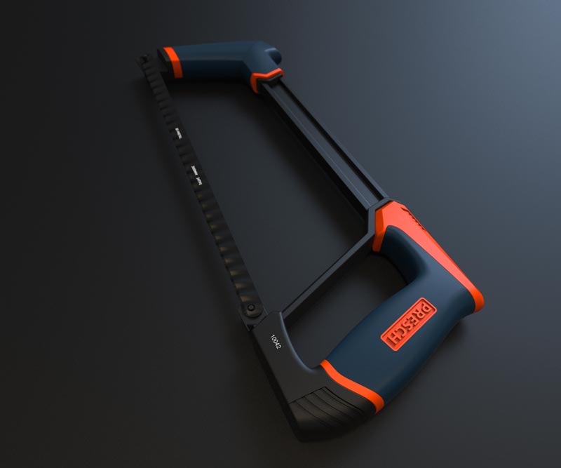 PRESCH Metallsäge 300mm, robuste Eisensäge mit komfortablem Griff und langlebiger Sägeblattführung.