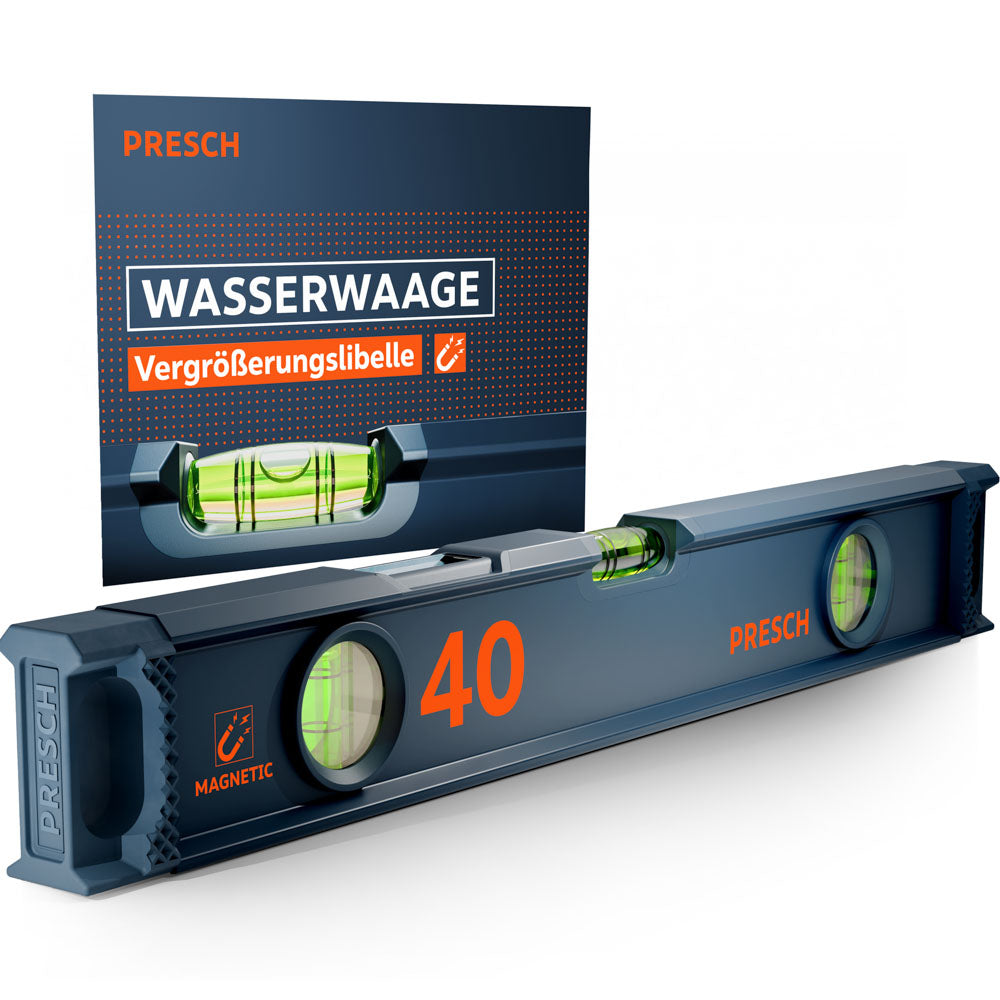 PRESCH Wasserwaage magnetisch 40cm Modell