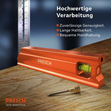 Anschlagwinkel-Set von PRESCH mit hoher Präzision und langlebiger Qualität auf Holzoberfläche