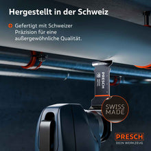 Lame de scie avec graduation, fabriquée en Suisse, pour des coupes précises sur les tuyaux.