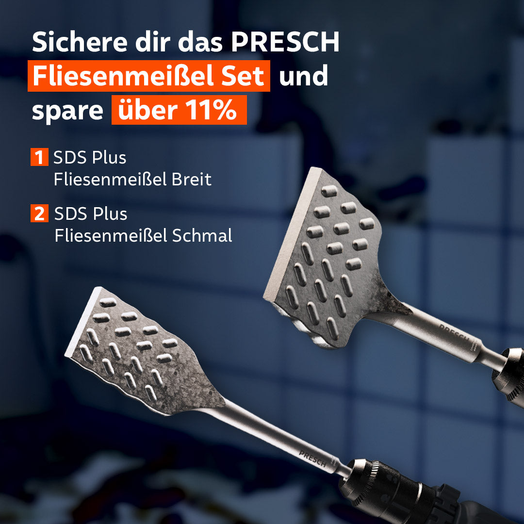 SDS Plus Fliesenmeißel Set