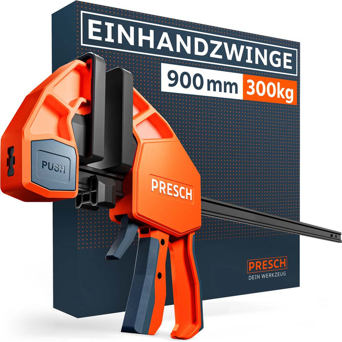 Einhandzwinge 300kg 900mm