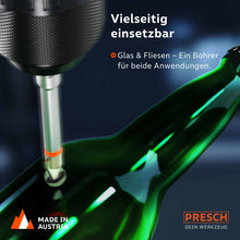 PRESCH Fliesenbohrer inklusive Betonbohrer für vielseitige Anwendungsmöglichkeiten in Glas und Fliesen, hochwertiges Bohrwerkzeug.