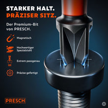 Nahaufnahme eines Impact Bits, der passgenau im Kopf einer Schraube sitzt
