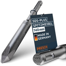 PRESCH SDS-Plus Spitsmeisel 140mm voor boor- en beitelwerk, hoogwaardige bouwapparatuuraccessoires, made in Germany