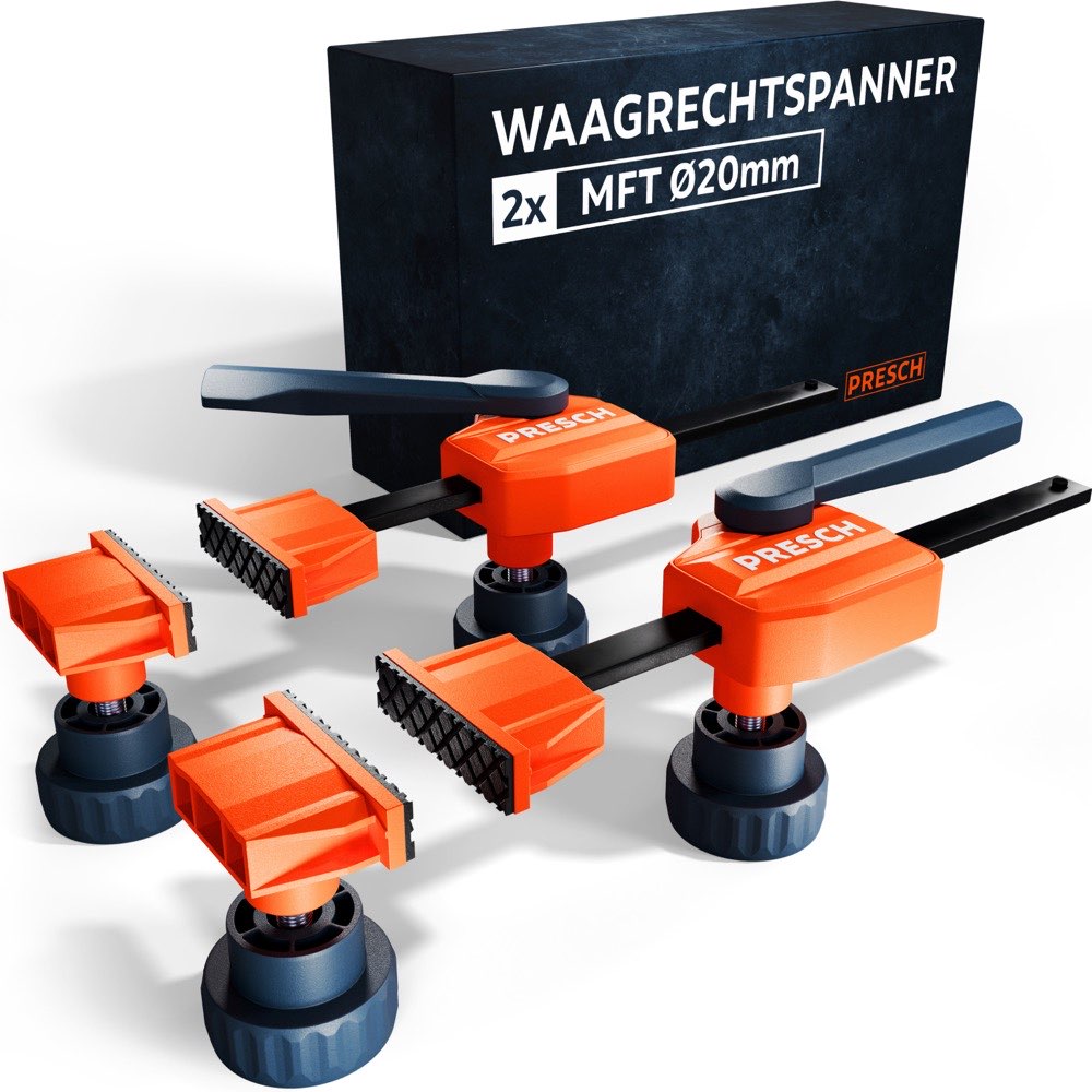 Serre-joint horizontal pour table, 2 pièces