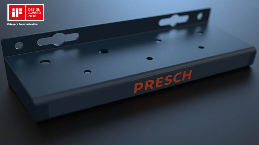 Wandhalterung für Schraubendreher von PRESCH mit preisgekröntem Design, Werkzeughalterung und Werkzeugorganizer.