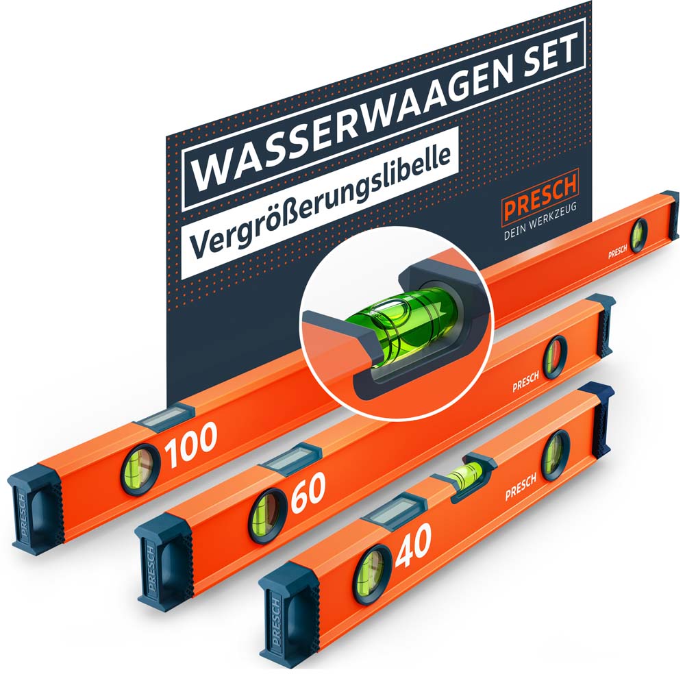 Wasserwaagen Set 3tlg.