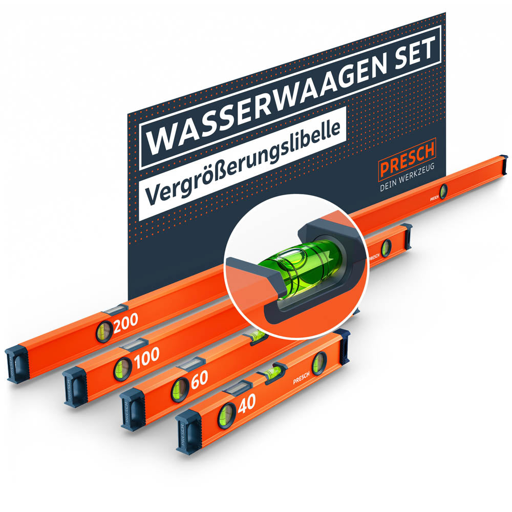 Wasserwaagen Set 4tlg.