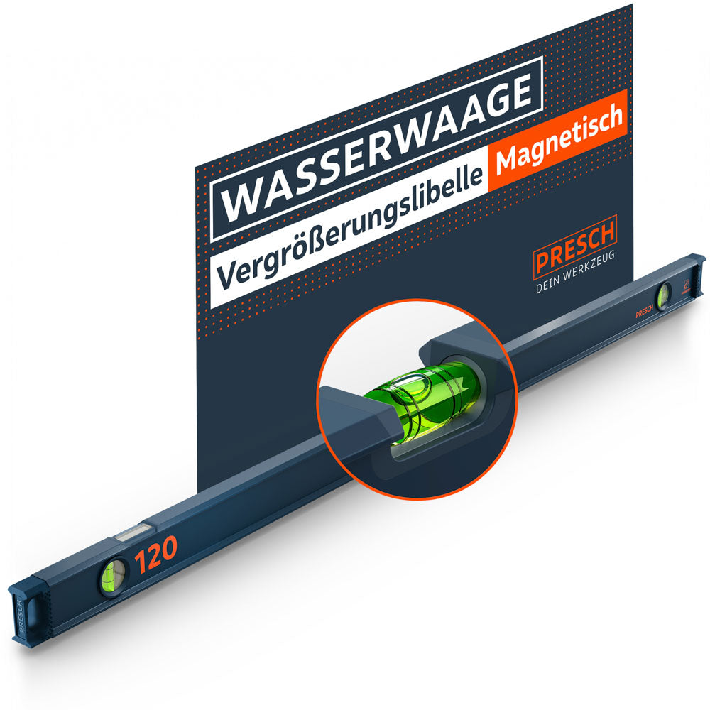 Wasserwaage 120cm magnetisch