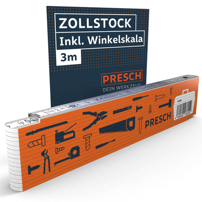 Zollstock 3m Orange