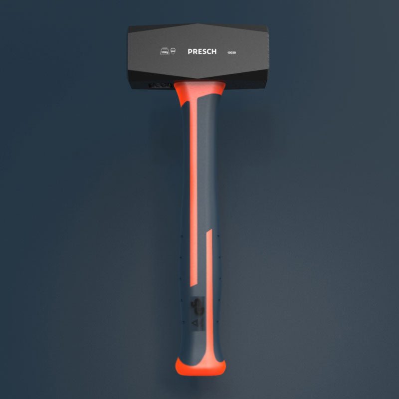 PRESCH masse, outil robuste avec manche orange