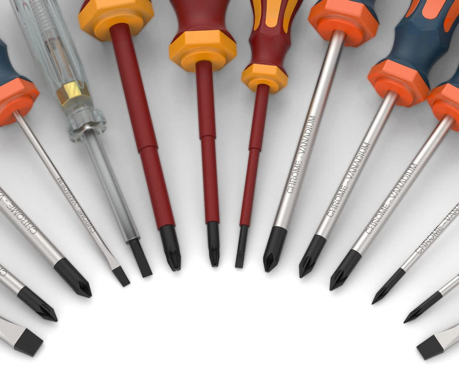 Gamme d'outils PRESCH avec tournevis et outils à main