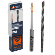 PRESCH Fliesenbohrer und Betonbohrer 8mm Set für präzises Bohren in harten Materialien