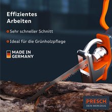 Lame de scie sabre Presch 210mm pour la coupe rapide de bois vert, y compris les compléments tels que l'élagage et les outils forestiers.