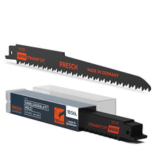 Lame de scie sabre PRESCH 210mm pour bois, lame de scie de haute qualité pour un travail précis du bois et des travaux d'ébénisterie.
